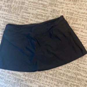 Black athleta bathing suit skort- small